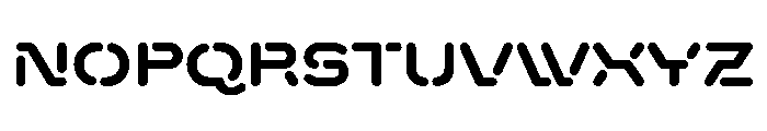 FAIRELinkStencil Wide Instance Font UPPERCASE