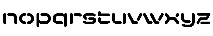 FAIRELinkStencil Wide Instance Font LOWERCASE