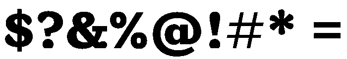FAIRELuma Black Instance Font OTHER CHARS