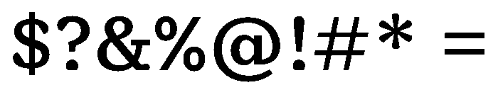 FAIRELuma Medium Instance Font OTHER CHARS