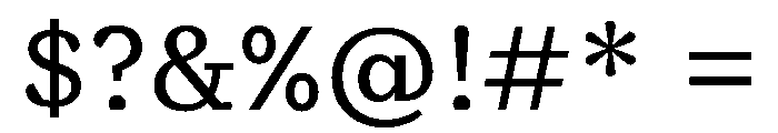 FAIRELuma Regular Instance Font OTHER CHARS