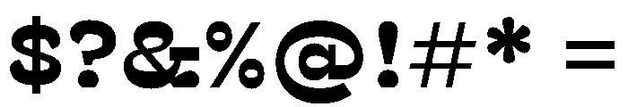 FAIRELuma ReverseBlack Instance Font OTHER CHARS