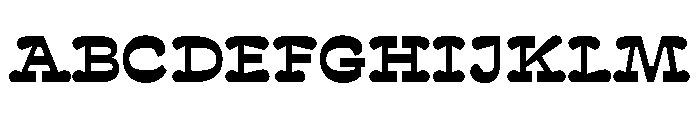 FAIRELuma ReverseBlack Instance Font UPPERCASE