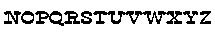 FAIRELuma ReverseBlack Instance Font UPPERCASE