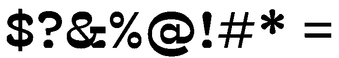 FAIRELuma ReverseBold Instance Font OTHER CHARS