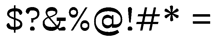 FAIRELuma ReverseRegular Font OTHER CHARS