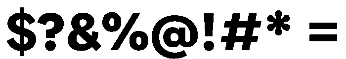 FAIRELumaSans Black Instance Font OTHER CHARS