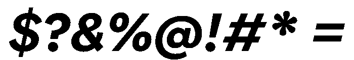FAIRELumaSans BoldItalic Instance Font OTHER CHARS