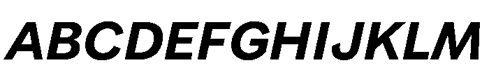 FAIRELumaSans BoldItalic Instance Font UPPERCASE