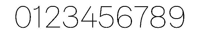 FAIRELumaSans Hairline Instance Font OTHER CHARS