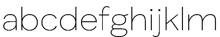 FAIRELumaSans Hairline Instance FONT