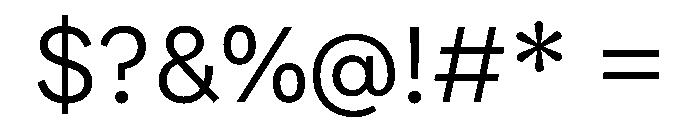 FAIRELumaSans Light Instance Font OTHER CHARS