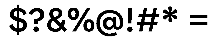 FAIRELumaSans Medium Instance Font OTHER CHARS