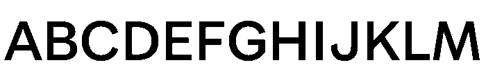 FAIRELumaSans Medium Instance Font UPPERCASE