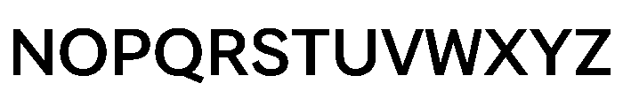 FAIRELumaSans Medium Instance Font UPPERCASE