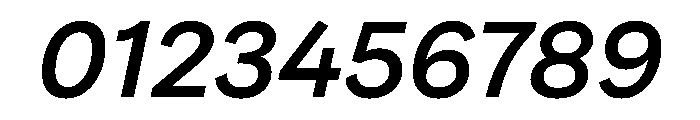 FAIRELumaSans MediumItalic Instance Font OTHER CHARS