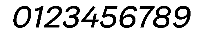 FAIRELumaSans RegularItalic Instance Font OTHER CHARS