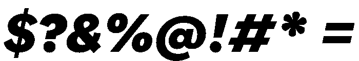 FAIRELumaSans SuperItalic Instance Font OTHER CHARS