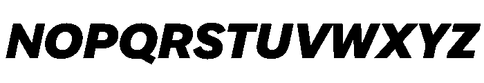 FAIRELumaSans SuperItalic Instance Font UPPERCASE