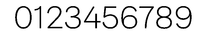 FAIRELumaSans Thin Instance Font OTHER CHARS