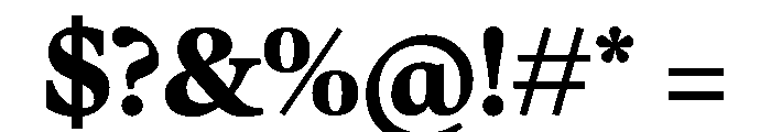 FAIREOctave Black Instance Font OTHER CHARS