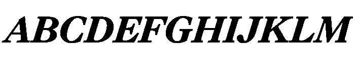 FAIREOctave BlackItalic Instance Font UPPERCASE