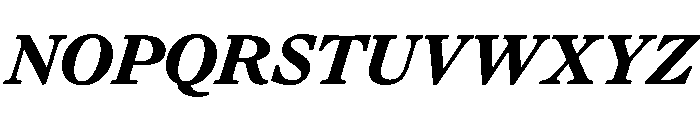 FAIREOctave BlackItalic Instance Font UPPERCASE