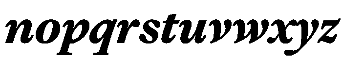 FAIREOctave BlackItalic Instance Font LOWERCASE