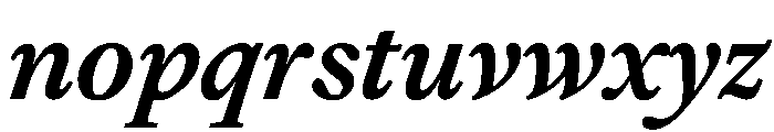 FAIREOctave BoldItalic Instance Font LOWERCASE