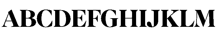 FAIREOctave DisplayBlack Instance Font UPPERCASE