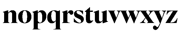 FAIREOctave DisplayBlack Instance Font LOWERCASE