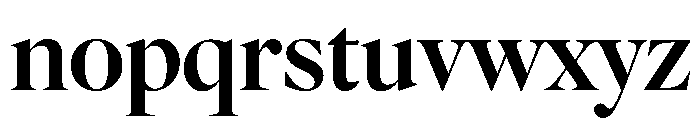 FAIREOctave DisplayBold Instance Font LOWERCASE