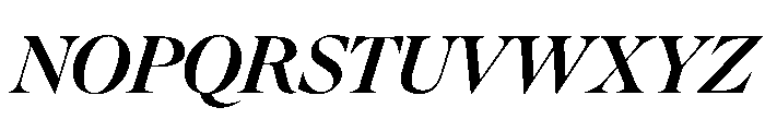 FAIREOctave DisplayBoldItalic Instance Font UPPERCASE