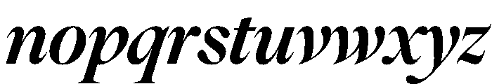 FAIREOctave DisplayBoldItalic Instance Font LOWERCASE