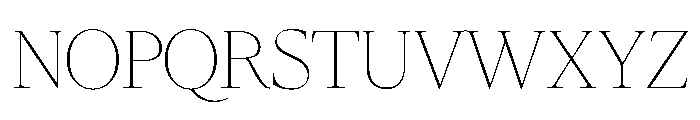 FAIREOctave DisplayHairline Instance Font UPPERCASE