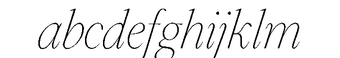 FAIREOctave DisplayHairlineItalic Instance FONT