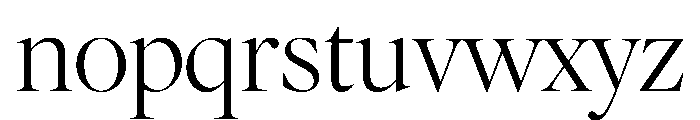FAIREOctave DisplayLight Instance Font LOWERCASE