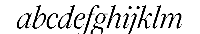 FAIREOctave DisplayLightItalic Instance FONT