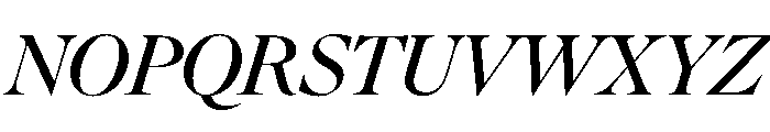 FAIREOctave DisplayMediumItalic Instance Font UPPERCASE