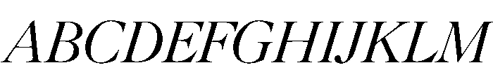 FAIREOctave DisplayRegularItalic Instance Font UPPERCASE