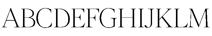 FAIREOctave DisplayThin Instance Font UPPERCASE