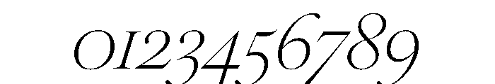 FAIREOctave DisplayThinItalic Instance Font OTHER CHARS