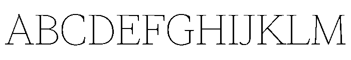 FAIREOctave Hairline Instance Font UPPERCASE