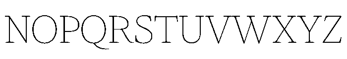 FAIREOctave Hairline Instance Font UPPERCASE