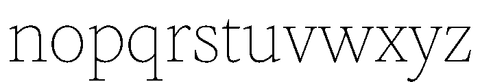 FAIREOctave Hairline Instance Font LOWERCASE