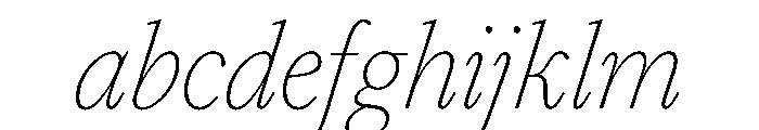 FAIREOctave HairlineItalic Instance FONT