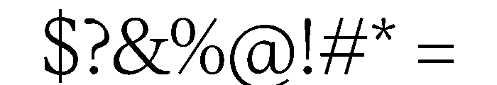 FAIREOctave Light Instance Font OTHER CHARS