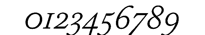 FAIREOctave LightItalic Instance Font OTHER CHARS