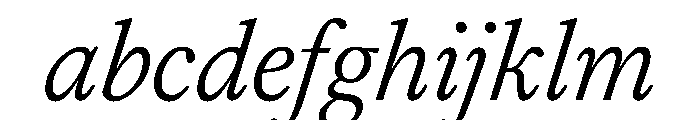 FAIREOctave LightItalic Instance FONT