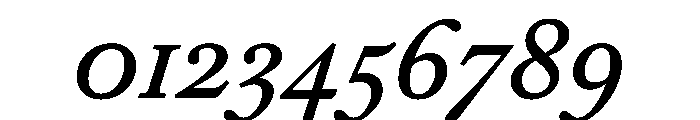 FAIREOctave MediumItalic Instance Font OTHER CHARS